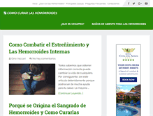 Tablet Screenshot of curacionparahemorroides.com